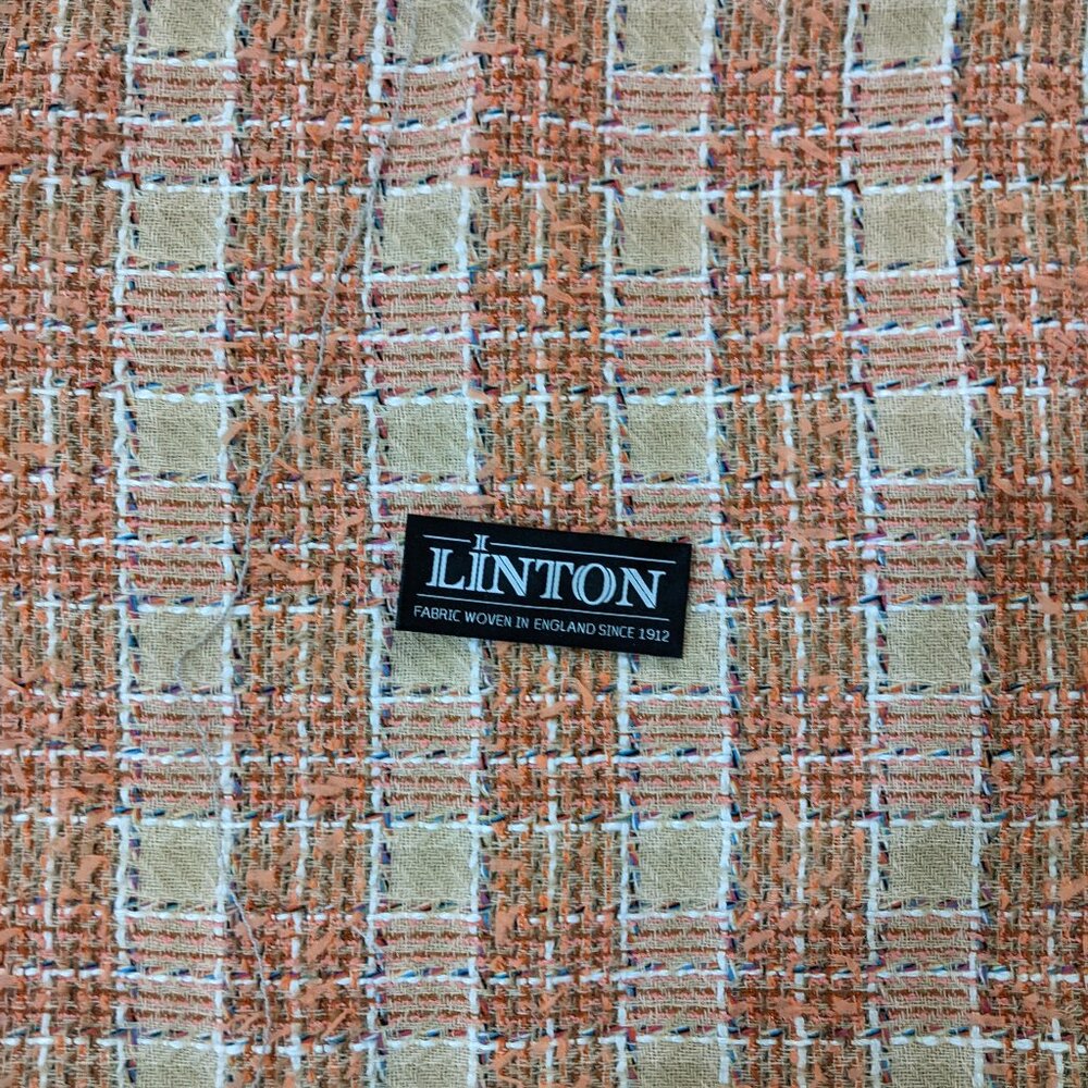Creamsicle designer Fabric (Linton, Chanel Style) 56" wide, 3+ yds